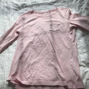 Light Pink Long Sleeve Vineyard vines crew neck!!!
